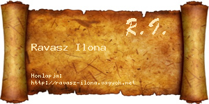 Ravasz Ilona névjegykártya